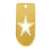 NDZ Performance Magazine Base Plate Finger Extension for Sig Sauer P365X P365 XL 9MM Laser Engraved Anodized Aluminum in Gold - Dallas Star view 1