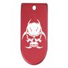 NDZ Performance Magazine Base Plate Finger Extension for Sig Sauer P365X P365 XL 9MM Laser Engraved Anodized Aluminum in Red - Skull Biohazard 1 view 1