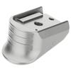 NDZ Performance Magazine Base Plate Finger Extension for Sig Sauer P365X P365 XL 9MM Laser Engraved Anodized Aluminum in Silver - Wolf Moon 3 view 2