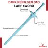 Armory Replicas - Shadow Resistance SAO Polyurethane Foam Sword | Art Online Anime Cosplay LARP Turquoise Blue & Silver Sword view 3