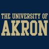 UGP Campus Apparel AH01 - Akron Zips Basic Block Hoodie - Large - Navy view 2