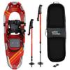Yukon Charlies Champion Snowshoe Kit - Includes Trekking Poles and Carry Case - 8" X 25" view 1