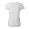 UGP Campus Apparel LS02 - Akron Zips Primary Logo Womens T Shirt - Small - White view 3