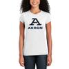 UGP Campus Apparel LS02 - Akron Zips Primary Logo Womens T Shirt - Small - White view 4