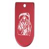 NDZ Performance Magazine Base Plate Finger Extension for Sig Sauer P365X P365 XL 9MM Laser Engraved Anodized Aluminum in Red - Grim Reaper 1 view 1