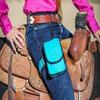 The Horse Holster Cell Phone Holder, Mossy Oak Country Roots Pink, S/M - Holds All Cellphones, Money, Credit Cards, Lip Balm, Safely Secure Essentials During Activity, 4 Ways to Wear, Riding, Biking view 4