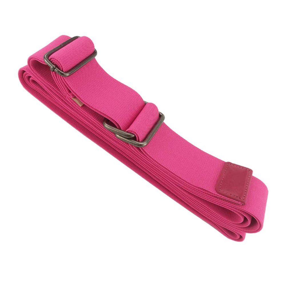 NineFit Basics Polyester Yoga Meditation Belt Healthy Posture Support Strap For Sitting And Meditation In The Lotus Asana Position (Rosy)