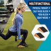 Gymkara Squat Wedge Block Cork 2 Pack - Non Slip Heel Elevated Wedge and Calf Raise Block - Slant Board for Squats to Avoid Muscle Strain view 3