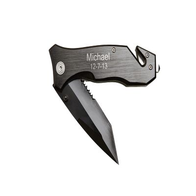 Personalization Universe Survivor Personalized Lock-back Knife