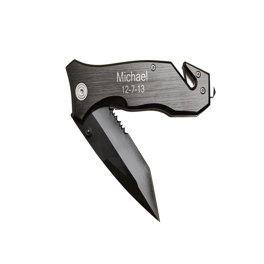 Personalization Universe Survivor Personalized Lock-back Knife