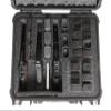 Case Club 3 Pistol & Accessory & Up to 26 Magazines Pre-Cut Waterproof Case with Silica Gel to Help Prevent Gun Rust (Lighted) view 4