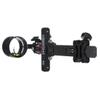 Axcel - LANDSLYDE Carbon Pro Slider Sight w/AV-41 Scope - Single Pin - .019 Green Fiber - Black view 1