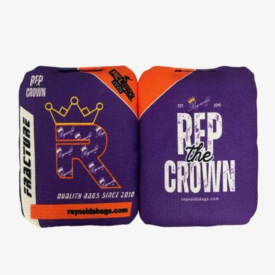 Fracture - Reynolds Cornhole Bags - ACL Approved - AS SEEN ON ESPN - Professional Cornhole Bags - Made in The USA (Purple)