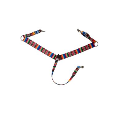 serape print nylon breast collar average horse size