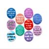 10 Pack - Airplane Humor Pinback Button Badges - 2.25 Inch view 1