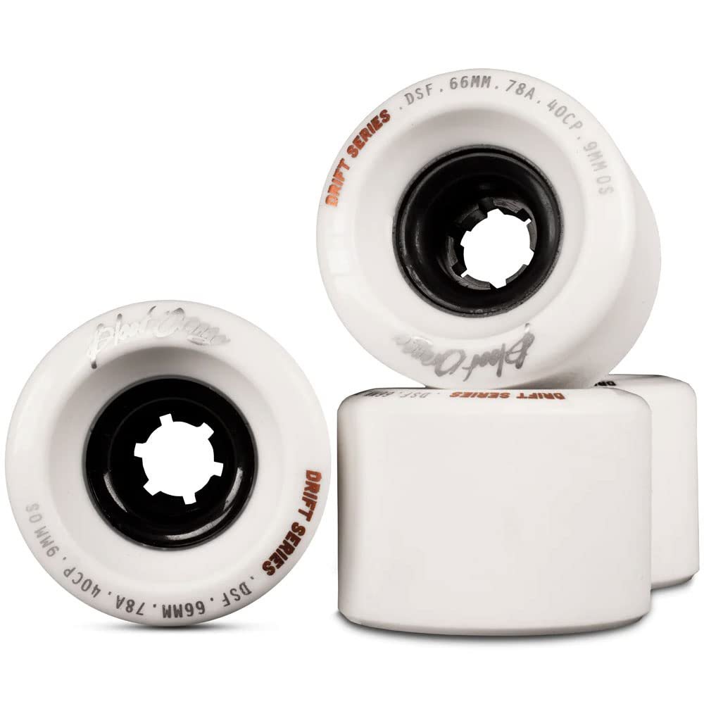 Blood Orange Drift Series 66mm Longboard Wheels (Set of 4)