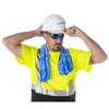 Cordova CT100 Coldsnap Cooling Towel, Blue Super Absorbent & EVAporative PVA Material, 33.5 X 13 Inches, 10-Pack view 3