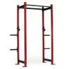 Titan Fitness T-3 Series Red Tall Power Rack, 24in Depth, 1,100 LB Capacity Cage for Weightlifting and Strength Training view 1