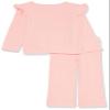 Amazon Essentials Girls' Wide-Rib Outfit Set, Pack of 2, Blush, X-Large view 2
