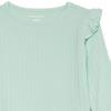 Amazon Essentials Toddler Girls' Wide-Rib Outfit Set, Pack of 2, Mint Green, 2T view 3
