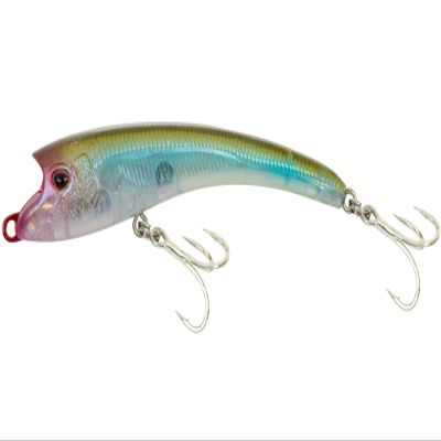 Nomad Design Maverick Fishing Lures, Inshore Suspending Jerkbait, with Autotune Technology, Suitable for Snook, Stripers, Redfish, & Seatrout in Shallow Saltwater, 90 at SUS 3-1/2-1/2oz, Aqua Ghost