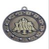 100 Pack of Chess Gold Medals Trophy Award with Neck Ribbons EMDC35 view 1