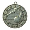 100 Pack of Soccer Gold Medals Trophy Award with Neck Ribbons EMDC100 view 1