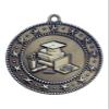 100 Pack of Scholastic Gold Medals Trophy Award with Neck Ribbons EMDC95 view 1