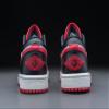 Nike Women's Air Jordan 1 Low UNC Basketball Shoe, White/Gym Red-black-sail, 8 view 2