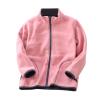 YKPK Toddler Boys Girls Long Sleeve Winter Solid Fleece Zipper Coat Jacket Thicken Warm Outwear Windbreaker (Pink, 5-6 Years) view 1