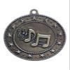 100 Pack of Music Gold Medals Trophy Award with Neck Ribbons EMDC90 view 1