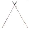 Hammers Camouflage Lightweight Foldable Bungee Shock Corded Collapsible Shooting Varmint Hunting Bipod Cross Sticks Stix view 1