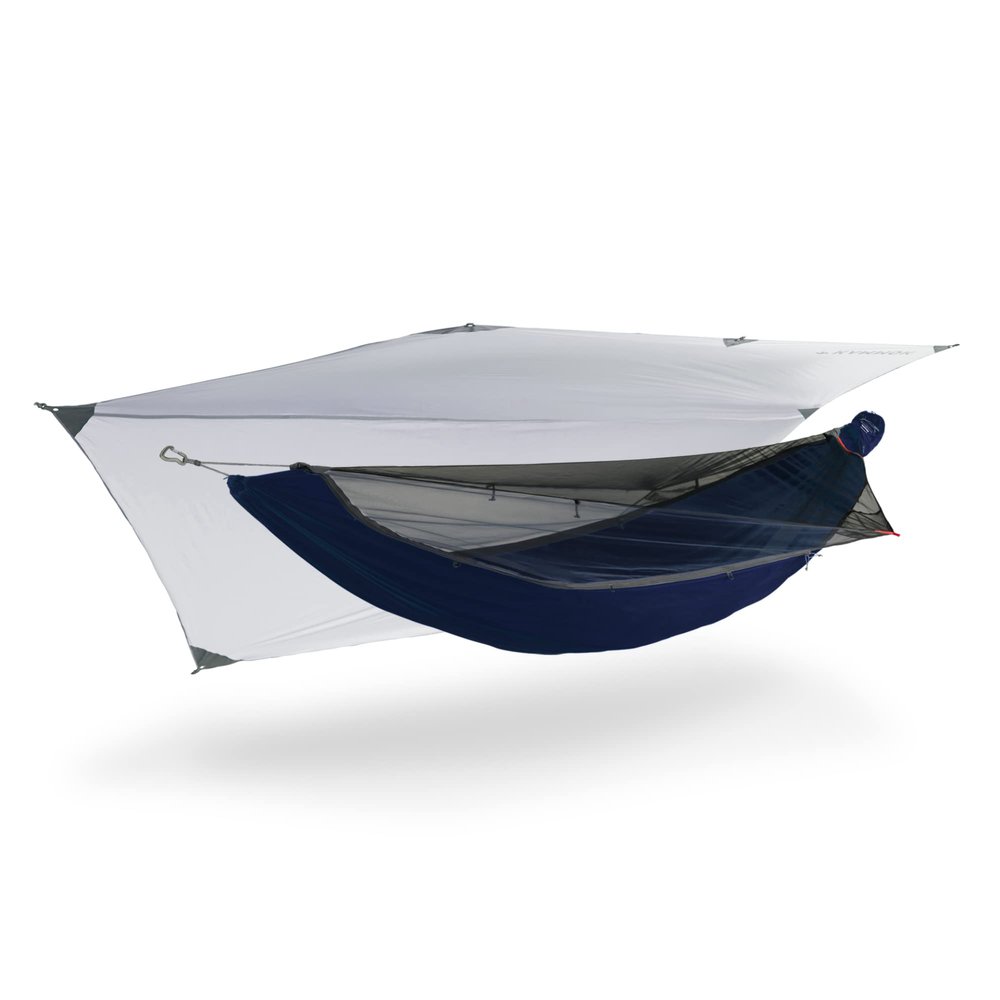 KAMMOK Mantis Hammock, All Seasons, Mosquito Net, Storage Bag, Camping, Outdoor Activities - Midnight Blue