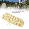 Bike Chain Kit Gold High Carbon Steel 8 Speed Mountain Road Bicycle Multi-Function Bike Mechanic Repair Kit 1/2in x 3/32in 116 Sections view 2