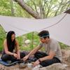KAMMOK Kuhli Ultralight | Versatile Weather Shelter, (Waterproof, Durable, Portable, Camping Tarp, Hammock Tarp, Rain Cover), Moss Green view 2