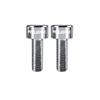 ihreesy Bike Fixed Stem Bolt,2PCS Titanium Alloy M5x20mm Thread Bicycle Headset Bolt Bike Stem Screw Bolt Replacement for MTB Bicycle Stem,Silver view 1