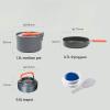 FRAHS Camping Cookware Mess Kit, Portable Camping Cooking Set view 2