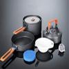 FRAHS Camping Cookware Mess Kit, Portable Camping Cooking Set view 3