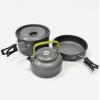 Sxdthy Camping Cookware Set Mess Kit, Backpacking Gear Cooking Equipment, Portable Non Stick Pot Pan Cook for Hikers or Backpackers. view 1