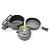 Sxdthy Camping Cookware Set Mess Kit, Backpacking Gear Cooking Equipment, Portable Non Stick Pot Pan Cook for Hikers or Backpackers. view 3