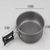 Sxdthy Camping Cookware Kit, Folding Camping Cooking Pot and Pans Set, Portable Camping Stove for Hikers or Backpackers. view 3