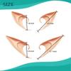 Kbraveo 6 Pair Elven Ears Elf Ear Cuffs for Cosplay Costume Theater Performance,Long and Short Size view 2