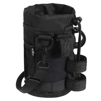 WUVOP Bike Cup Holder, Water Bottle Holder Handlebar for Bikes with Mesh Pockets, Universal Cycling Bicycle Water Bottle Drink Cup Cage for Cruiser, Scooter, Mountain Bike, Road Bikes, Wheelchair