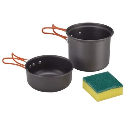 XIXIDIAN Camping Cookware Mess Kit, Camping Lightweight Cookware Camping Picnic Hiking Utensils