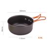 XIXIDIAN Camping Cookware Mess Kit, Camping Lightweight Cookware Camping Picnic Hiking Utensils view 3