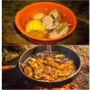 XIXIDIAN Camping Cookware Mess Kit, Camping Lightweight Cookware Camping Picnic Hiking Utensils view 4