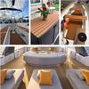 EVA Foam Teak Floor Decking Sheet, Faux Teak Marine Carpet Boat Floor 35.4in x 94.5in x 0.24in Non-Slip Self-Adhesive Sea Deck Boat Decking Carpet Marine for Motorboat RV Yacht Kayak (Teak Black) view 3