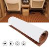 EVA Foam Boat Flooring Decking Sheet, EVA Foam Teak Decking Mat, Non-Slip Self-Adhesive Soft Boat Sea Deck Marine Carpet Mat for Motorboat RV Yacht Kayak Sea Deck Helm Pad Swimming Pool (Teak Black) view 2