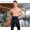 Akkad Kuti Sauna Sweat Pants for Men Compression Workout Leggings Tummy Control Shapewear High Waist (Sauna Pants Blue,L) view 2