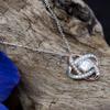 Love Knot Rose Gold Necklace Luxury Box Loss of Loved One Necklace, Memorial Gift, Loss of Mother Father Gift, Sympathy Necklace, Bereavement Gift, view 4